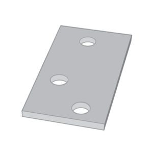 Shim Plate For Hinged Derails With Manual Lift Sign Holders | Aldon®