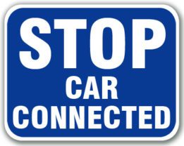 Stop Car Connected (Blue)