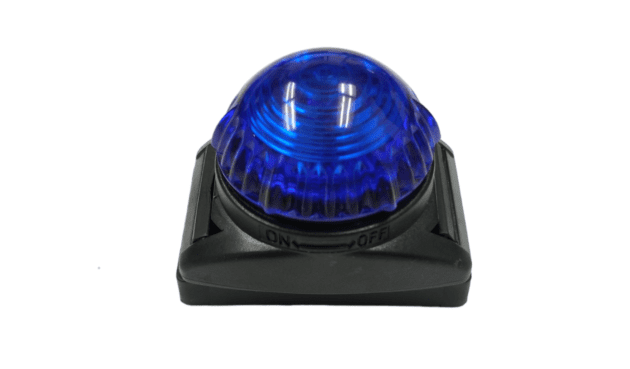 Quick-Flash Mini Light, BLUE Lens, Magnet Base, w/Batteries | Aldon®