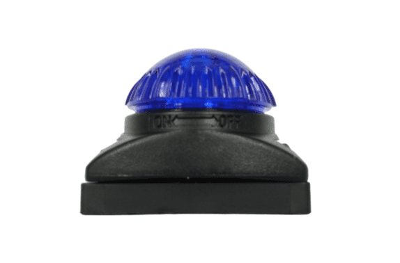 Quick-Flash Mini Light, BLUE Lens, Magnet Base, w/Batteries | Aldon®