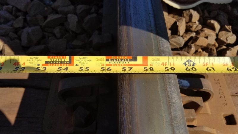 Item #:4124-316 Track Inspector Tape Measure Close Up Detail