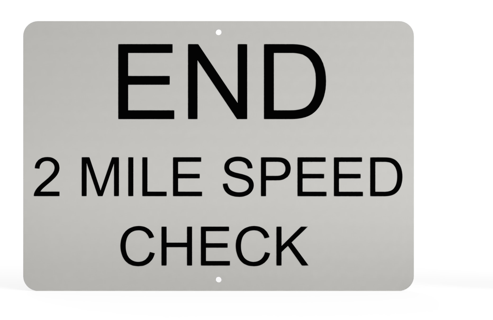 End 2 Mile Sign, UPRR STD DWG 0503