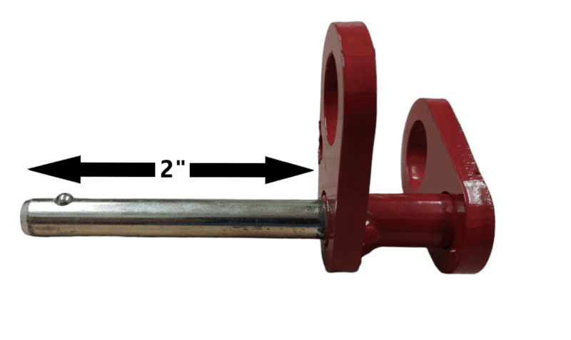 Locking Pin For Two-Way Freight Car Portable Derail