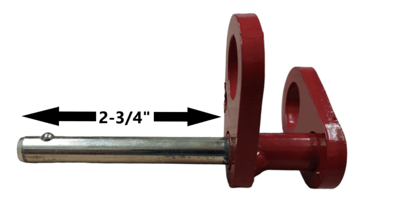 Locking Pin For One-Way & Two-Way Locomotive Portable Derails