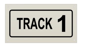 Switch (Number) Sign Plate